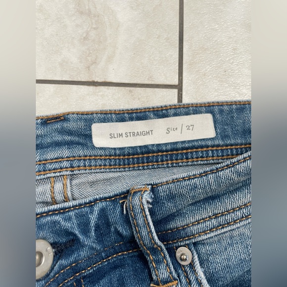 ANTHROPOLOGIE PILCRO slim straight denim size 27 - Picture 8 of 12